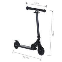 Light Up Wheels Scooter Black