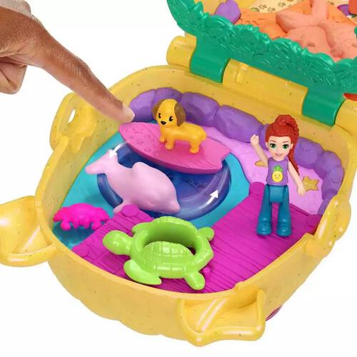 Polly Pocket Pineapple Puppy Beach Compact
