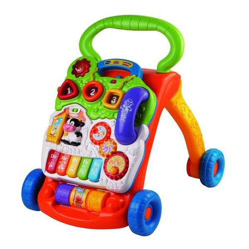 Vtech First Step Baby Walker Bb With Stopper Toys R Us Singapore Official Website