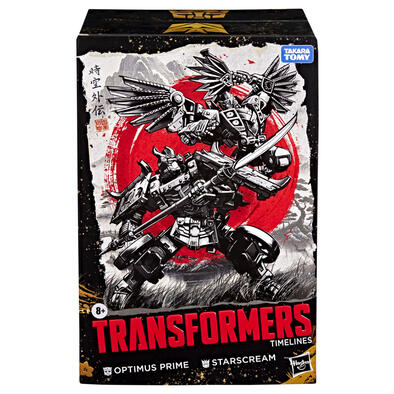 Transformers Timelines Optimus Prime And Starscream Action Figures