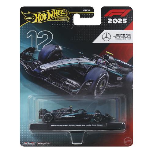 Hot Wheels 1:64 Scale Premium Die-Cast Formula 1 Collectible Toy Race Car Asst.