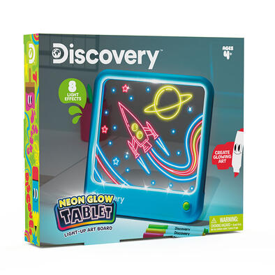 Discovery Toy Drawing Light Board Neon Designer