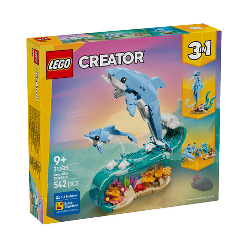 (Pre-Order) LEGO Creator Sea Animals: Beautiful Dolphins 31385 (Estimated Early Jan 2026)
