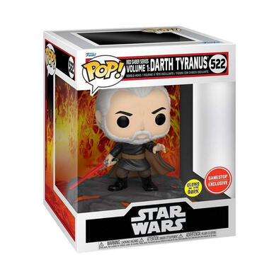 Funko Pop! Star Wars: Red Saber Series Volume 1 - Darth Tyranus Glow in the Dark