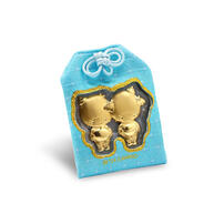 Sanrio Little Twin Stars Friends Collection Gold Foil with Charm Bag