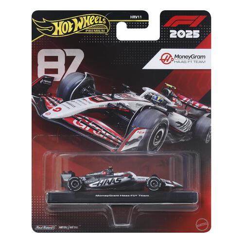Hot Wheels 1:64 Scale Premium Die-Cast Formula 1 Collectible Toy Race Car Asst.
