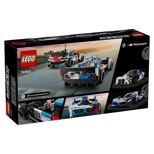 LEGO Speed Champions BMW M4 GT3 & BMW M Hybrid V8 Race Cars 76922