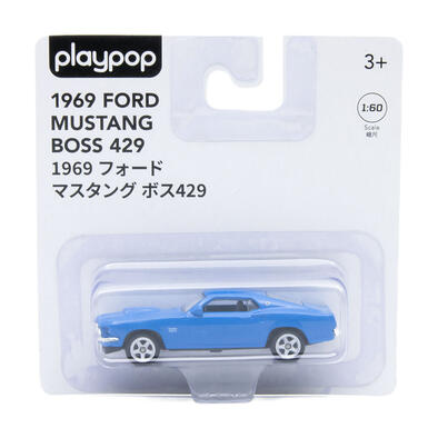 playpop 1:60 Diecast Car 1969 Ford Mustang Boss 429