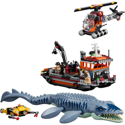(Pre-order) LEGO Jurassic World Mosasaurus Dinosaur Boat Attack 77983 (Estimated August 2026)