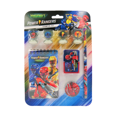 Power Rangers Stamper Stationery Set