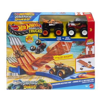 Hot Wheels Monster Truck Racedown Destruction
