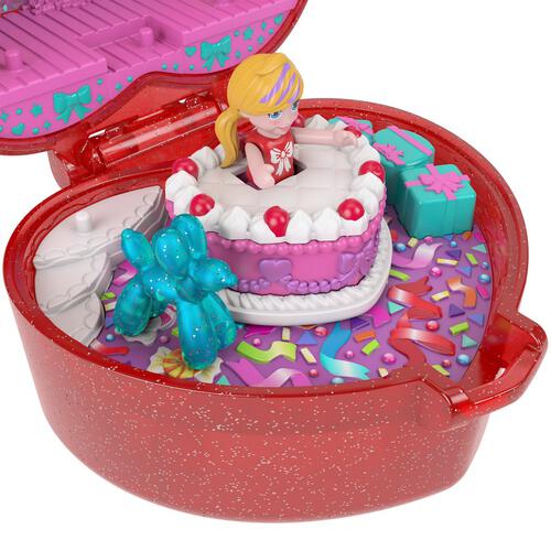Polly Pocket Mattel 80th Ruby Red Ring Box