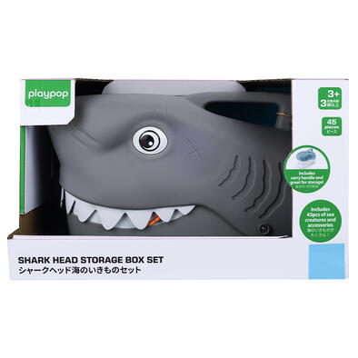 playpop Shark Head Storage Box Set