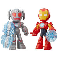 Marvel Iron Man and His Awesome Friends Supersized Iron Man & Ultron Clash Pack