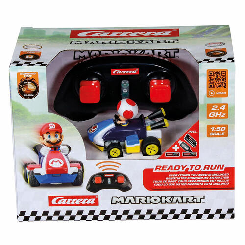 Carrera Mario Kart Toad 1:50 Mini RC Car