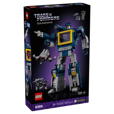 LEGO Icons Transformers: Soundwave 10358