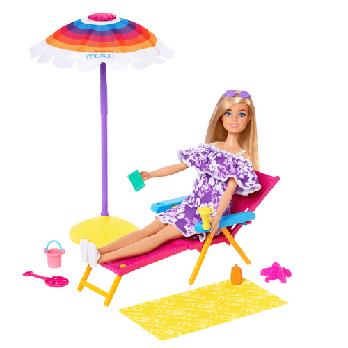 Barbie Loves The Ocean Beach-Themed Playset Beach Day