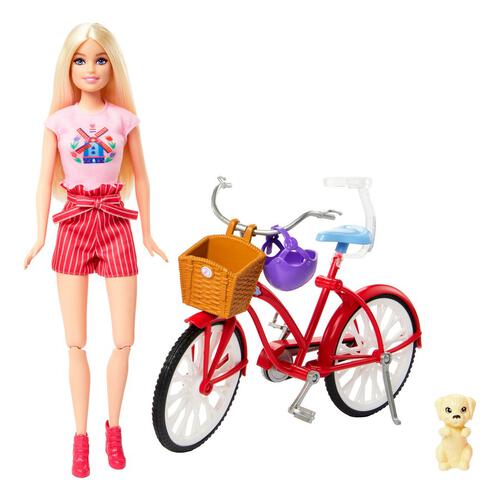 Barbie Doll & Bike Playset