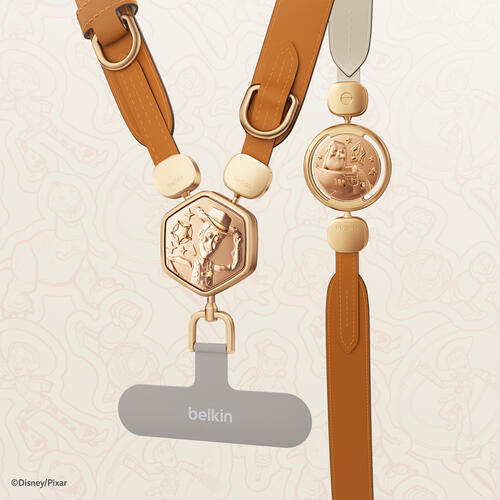 Toy Story 2-in-1 Leather Phone Strap Max With 3D Plates