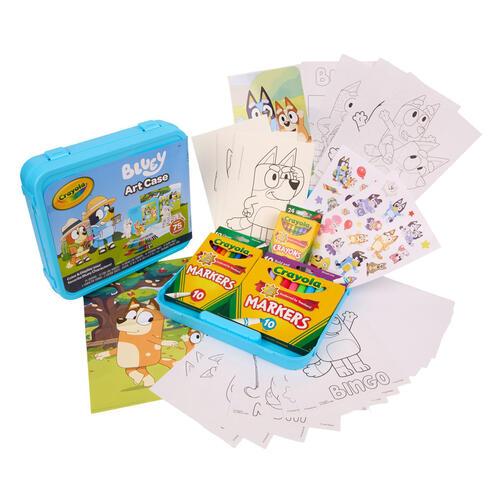 Crayola Bluey Art Case