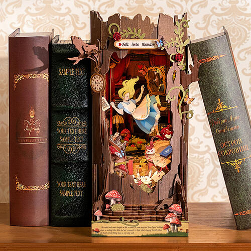 Rolife DIY Book Nook Alice Adventure