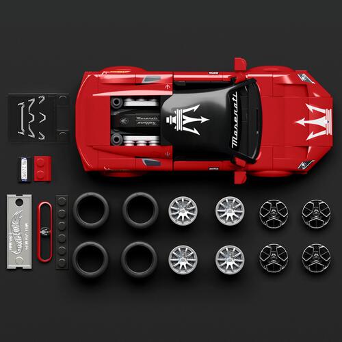 Mattel Brickshop Hot Wheels Racer Maserati