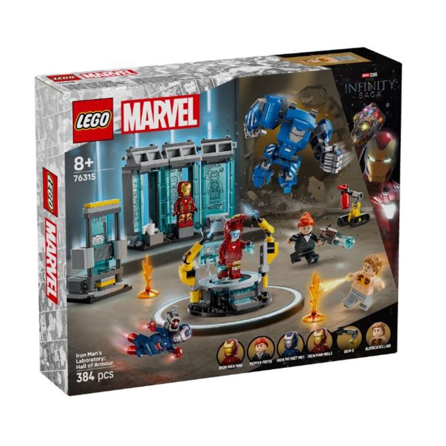 LEGO Marvel Iron Man's Laboratory: Hall of Armor 76315 | Toys”R”Us