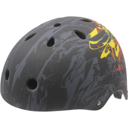 Kidzamo Xcool Urbantech Black Helmet Combo S