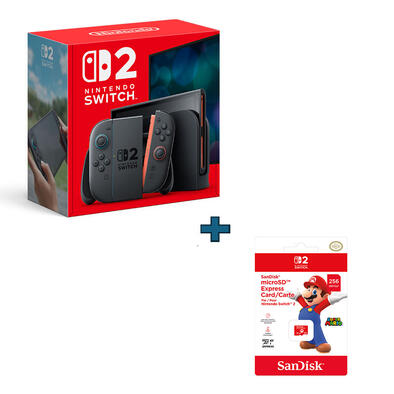 Nintendo Switch 2 + SanDisk microSDTM Express card - 256GB Bundle Set