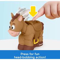 Fisher-Price Little People Toy Story Bobbin' Bullseye & Jessie Figure Set