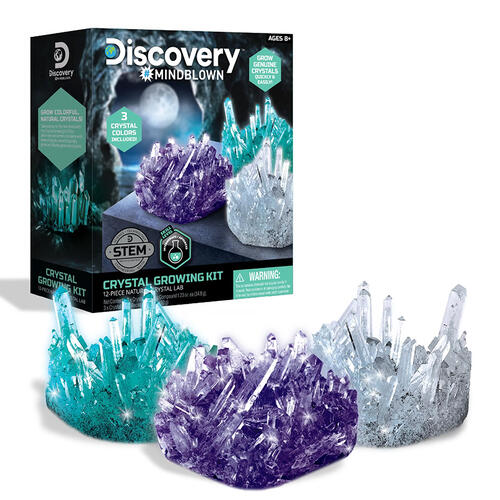 Discovery Mindblown 12 Pieces Crystal Growing Kit