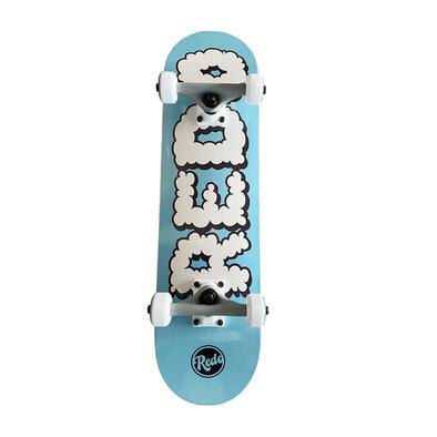 ReDo Stoked Popsicle Skateboard Cloud Font 28 Inches