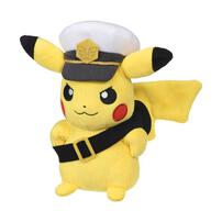 Pokemon Plush Captain Pikachu (Goggles Version)
