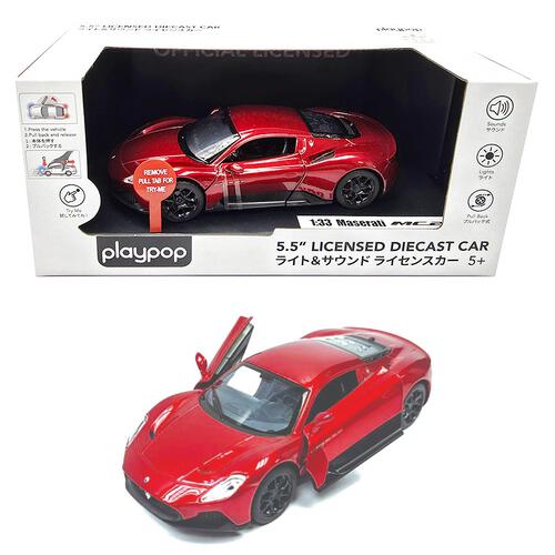 Playpop 5.5" Licensed Diecast Car- 1: 33 Maserati Mc20