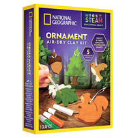 National Geographic Ornament Air-Dry Clay Kit