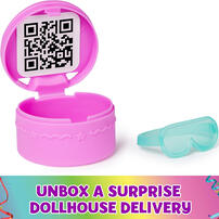 Gabby's Dollhouse, Celebration Series Mercat Bobble Figure with Dollhouse Furniture and Accessories