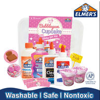Elmer&rsquo;s Bubblegum Cupcake Slime DIY Kit -Pink