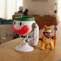 The Super Mario Galaxy Movie - 5&rdquo; Bowser Jr. with Clown Car, Paintbrush and Water-Reveal Stickers 
