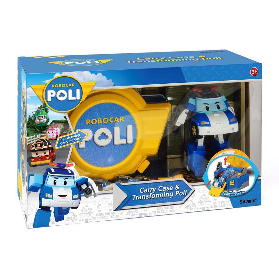 Silverlit Robocar Poli Transformationsroboter Poli 8 cm blau 