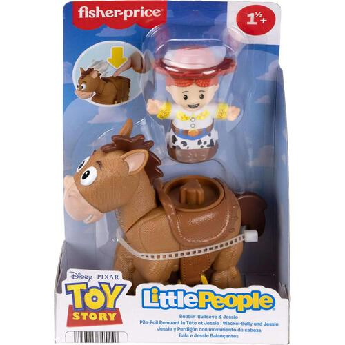 Fisher-Price Little People Toy Story Bobbin' Bullseye & Jessie Figure Set