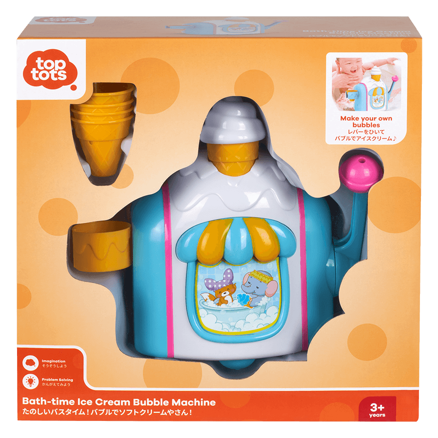 Top Tots Bath-Time Ice Cream Bubble 