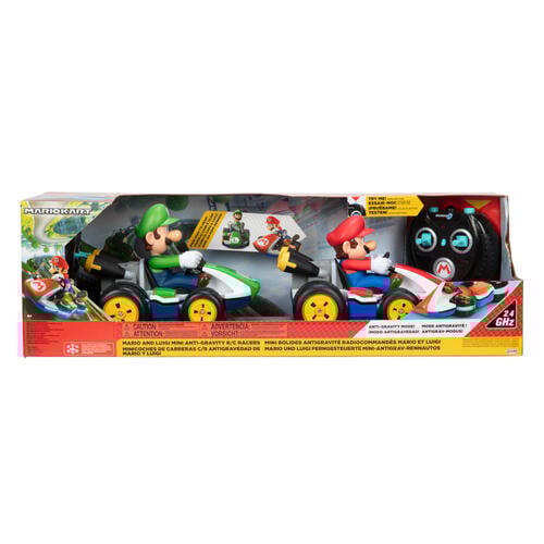 Nintendo Mario Kart Mini RC Racer - Mario & Luigi 2-pack