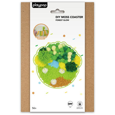 playpop DIY Moss Coaster Forest