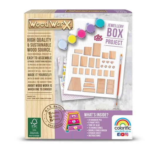 Wood WorX Jewellery Box Kit