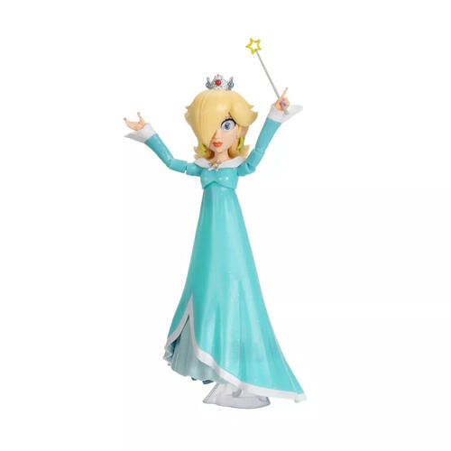 The Super Mario Galaxy Movie - 5&rdquo; Figure Series &ndash; Rosalina Figure with Wand and Stand Accessories