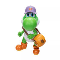 The Super Mario Galaxy Movie - 5&rdquo; Figure Series &ndash; Yoshi Figure with Hat, Sunglasses, and Satchel Accessories