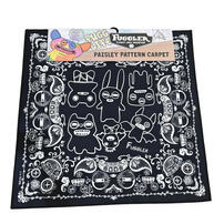 Fuggler Paisley Pattern Carpet - Black