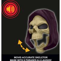 Masters of the Universe Skeletor Mask, 2026 Movie Look, Lights & Sounds Roleplay Costume Face Cover