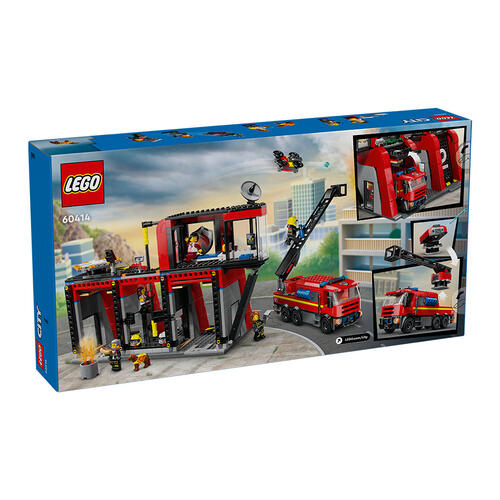 LEGO City Fire Station with Fire Truck 60414