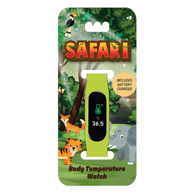 Kids Temperature Watch Animal Safari